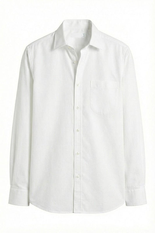 Camisa Blanca manga larga Oficina e Industrial