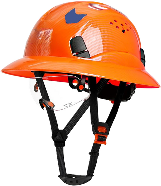 Casco de Seguridad Color Naranja