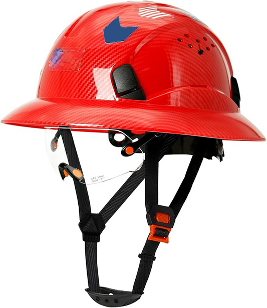 Casco de Seguridad Color Rojo