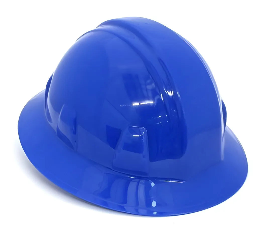 Casco de Seguridad ala ancha color Azul