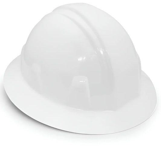 Casco de Seguridad ala ancha color Blanco