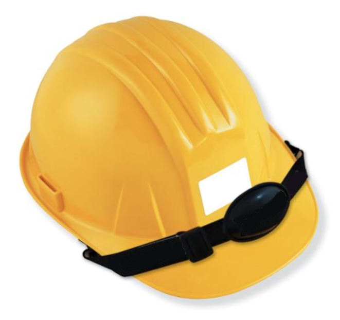 Casco de seguridad industrial color amarillo