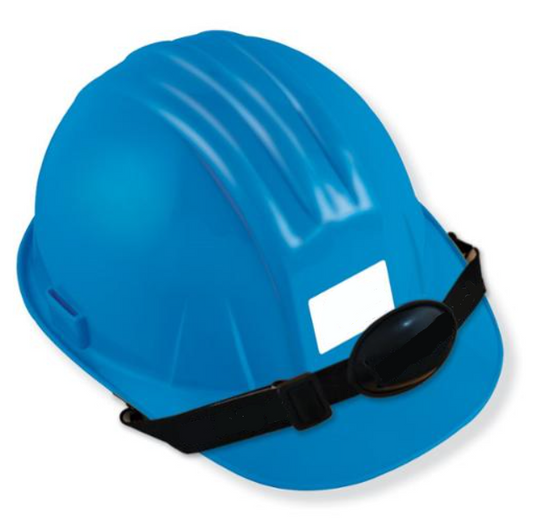 Casco de seguridad industrial color azul