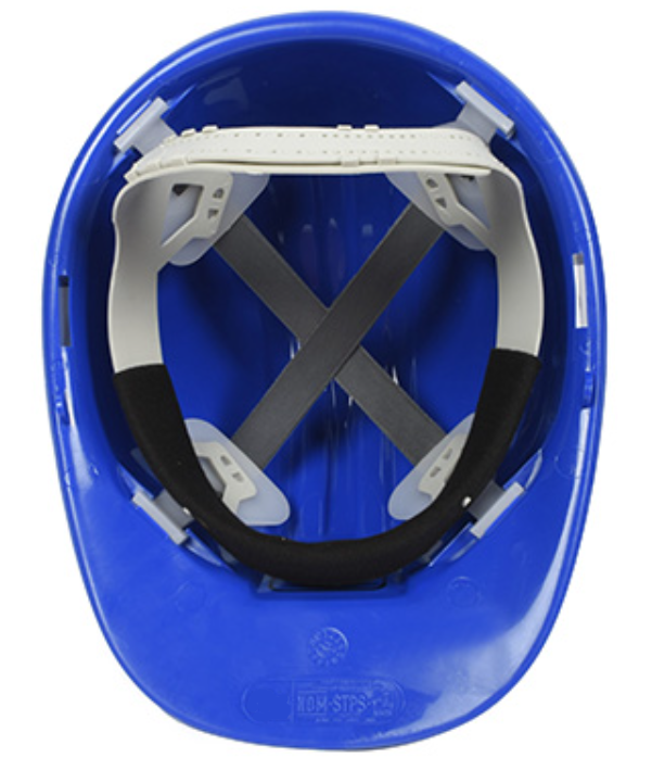 Casco de seguridad industrial color azul