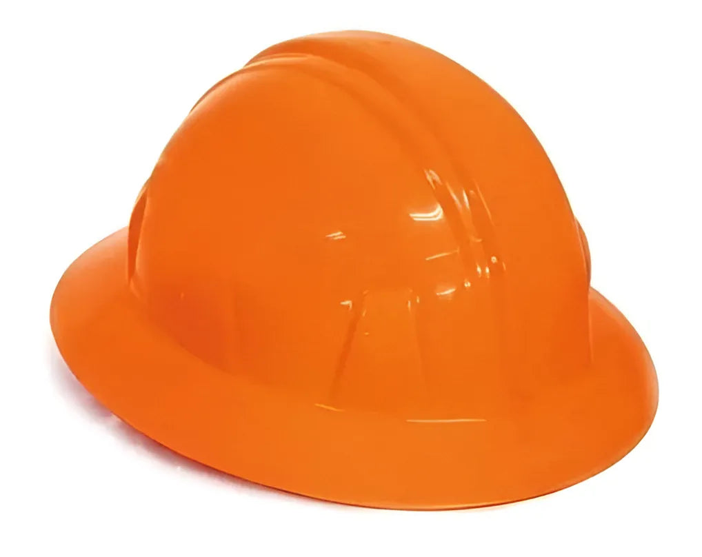 Casco de Seguridad ala ancha color Naranja