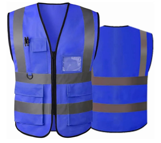 Chaleco de seguridad azul