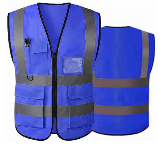 Chaleco de seguridad azul