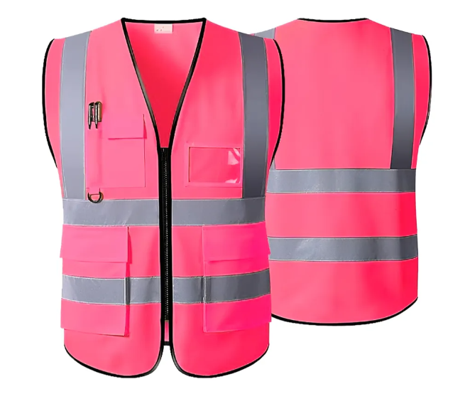 Chaleco de seguridad rosa