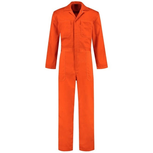 Overol Industrial Naranja 100% algodón Sin Reflejante