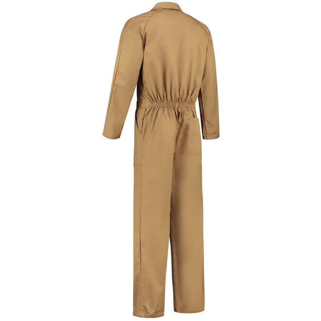 Overol Industrial Beige 100% algodón Sin Reflejante